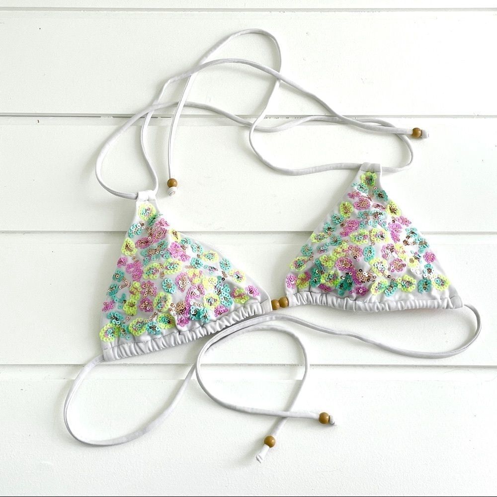 Victoria’s Secret Triangle String Halter Bikini T… - image 1